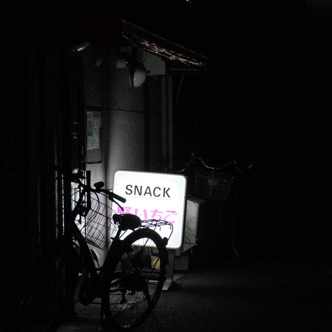 Tokyo ruelle la nuit